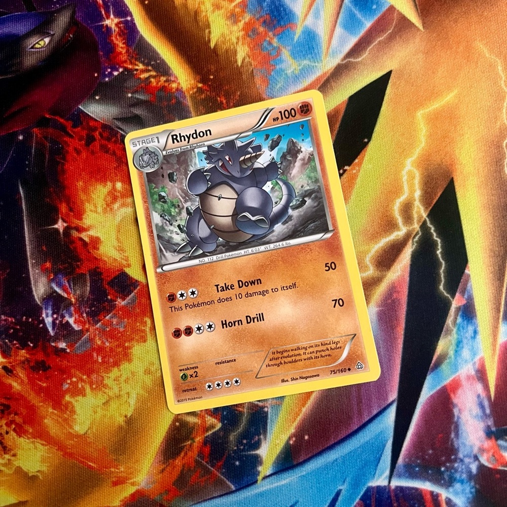 Pokémon Rhydon card Primal Clash 2015